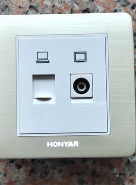 鸿雁电脑电视插座Tiber.TB系列/TB86ZD8-TVI