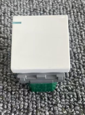 鸿雁合家118一位中板开关模块双控白色色合家CIK12Y10 3.45*3.6