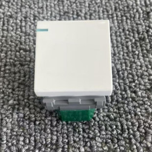 鸿雁合家118一位中板开关模块双控白色色合家CIK12Y10 3.45*3.6