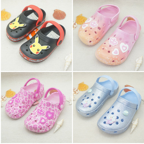 儿童夏季洞洞鞋防滑男女宝宝沙滩凉拖鞋旅行卡通可爱EVA轻便舒适