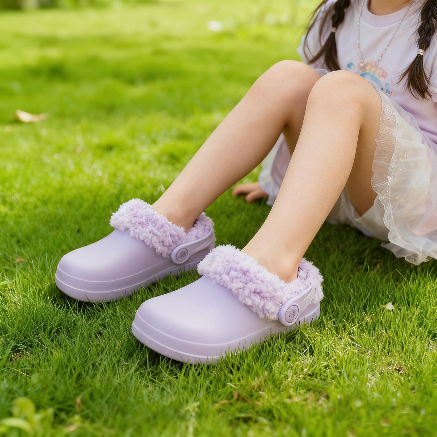 新款外贸可拆棉鞋四季防水女儿童