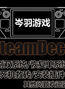 SteamDeck刷机win系统互通盘安装插件掉盘引导修复加速软件安装