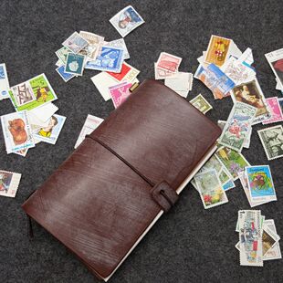 【禾木手账】珍品邮票 2017年款 16枚入 使用过的外国邮票 带邮戳