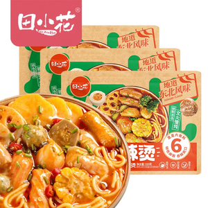 田小花东北麻辣烫东北特色老式黏糊麻辣烫319g麻酱浓汤配料丰富