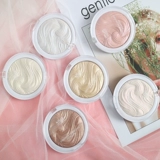 Hàn Quốc unny ba màu gradient bóng mắt đĩa ngọc trai ánh sáng bóng cao bột đa tác dụng một là không dễ bay phấn không tẩy trang