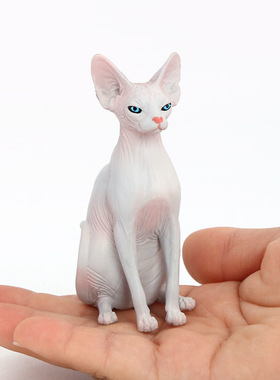 儿童仿真毛猫玩偶模型摆件宠物