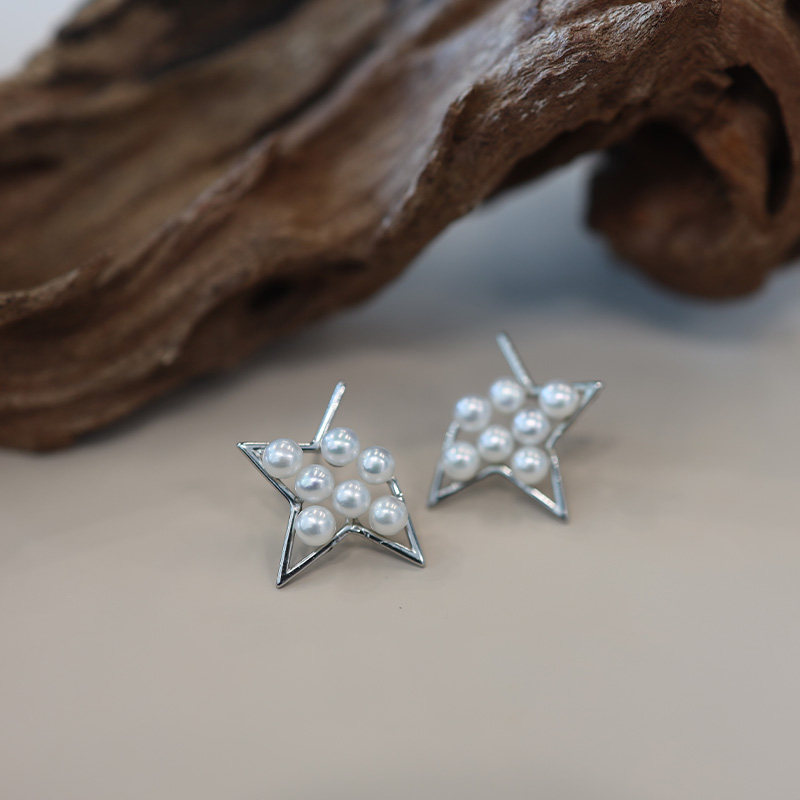 年货节 s925银遗忘星星淡水极光珍珠耳钉 直播专拍不退改,珠宝/钻石/翡翠,耳饰,淘宝优惠券,粉丝福利购,淘宝优惠卷