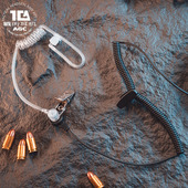 TCA 耳塞外接耳麦线 空气导管耳机手咪肩咪话咪THALES对讲机入耳式