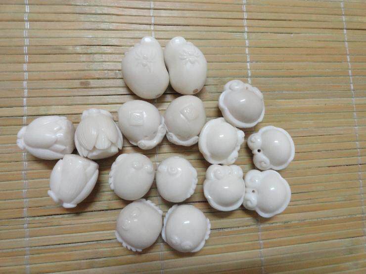 定制象牙果精雕手工雕刻  挂件摆件螃蟹脚丫莲花莲蓬小挂件吊坠平