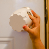 4个装 防宠物开门锁宝宝防开门把锁 圆形儿童多功能防护锁