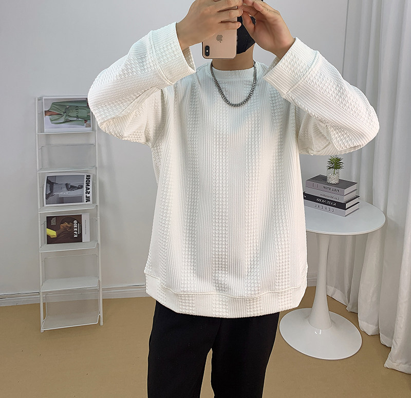 610A-3-WY081-P68韩版秋季男士长袖卫衣宽松休闲上衣纯色外套,男装卫衣,星座610A-3（原钱塘4015)