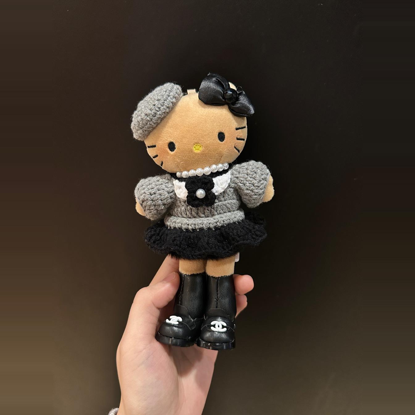 小香kitty手工针织连衣裙车挂包挂钥匙扣少女心创意礼物