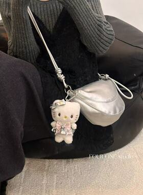 kitty y2k风格挂钥匙扣女生礼物挂件毛绒公仔玩偶