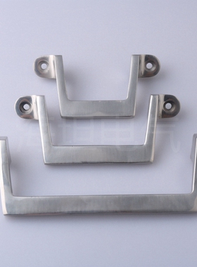 304不锈钢柜门拉手LS211工具箱抽屉门把手工业机箱设备门明装拉手