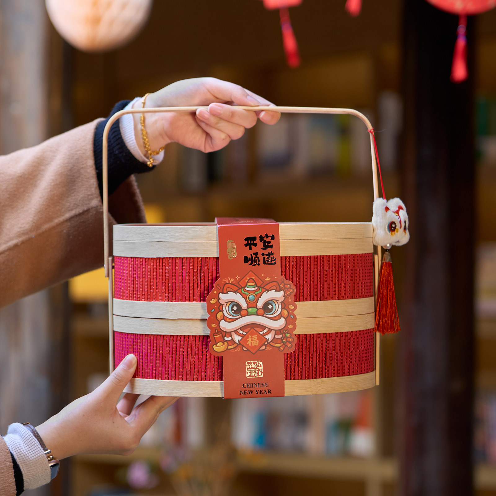 2026新年马年包装盒牛轧糖雪花酥年货竹篮礼盒饼干礼品盒空盒子,包装,年货礼品包装,淘宝优惠券,粉丝福利购,淘宝优惠卷