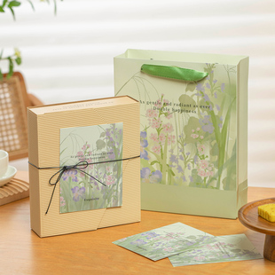 新款中式8粒绿豆糕包装盒烘焙绿豆糕盒冰糕盒子玛德琳空礼盒定制