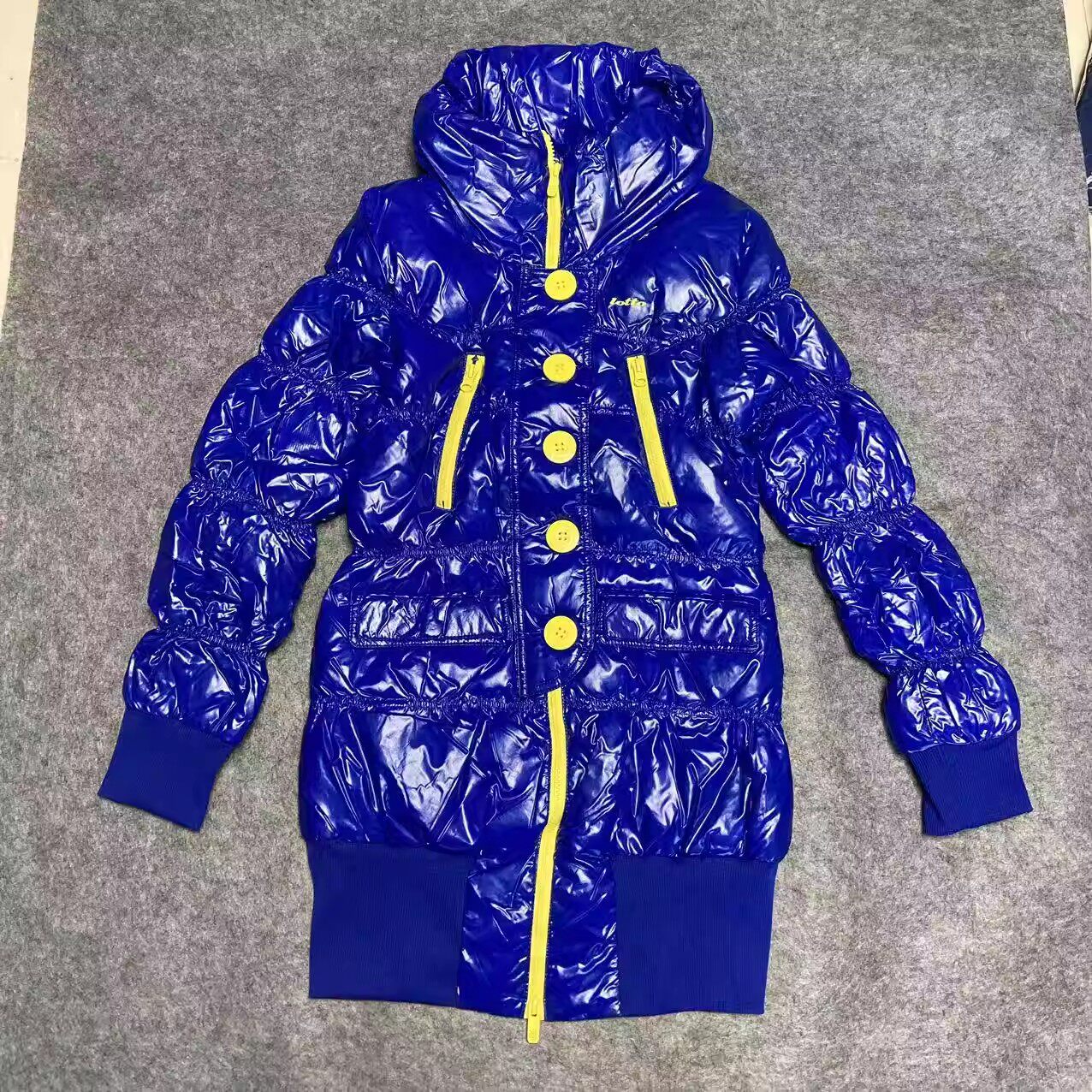 LOTTO 乐途 女子 包臀中长款防泼水羽绒服 白鸭绒