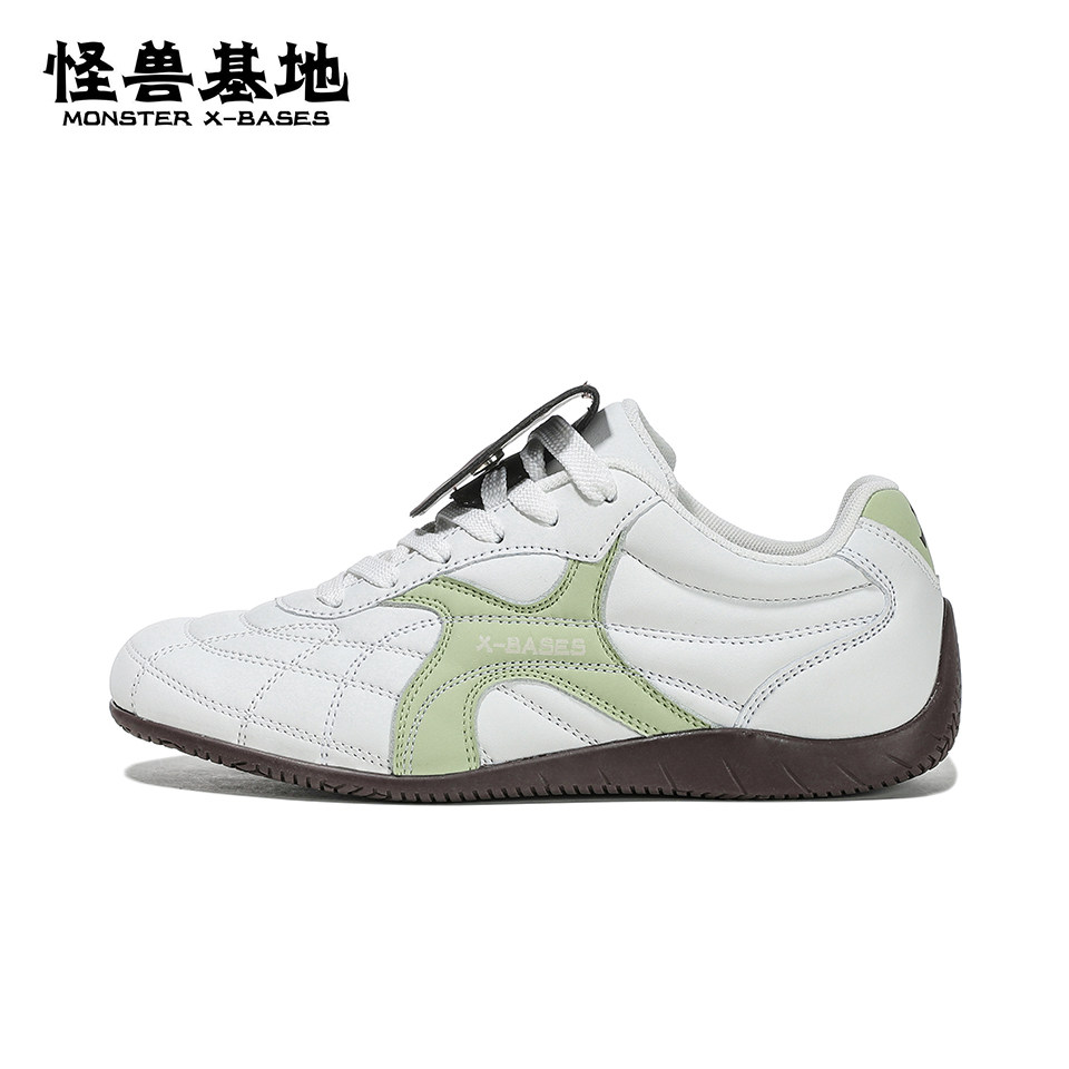 怪兽基地赛车男女情侣德训新款夏季2025运动休闲板鞋秋季增高鞋子