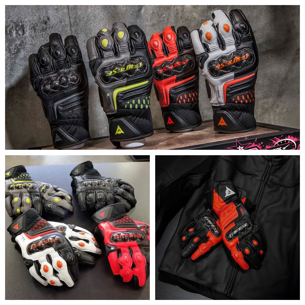 丹尼斯碳纤维摩托车骑行手套