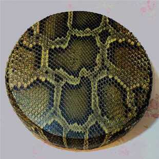 新疆乐器手工制作蟒蛇皮手鼓优质舞台歌舞演奏用专业演出道具礼品