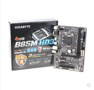 全固态DDR3 主板 HD3 Gigabyte 带HDMI B85M 1150针接口 台式 技嘉