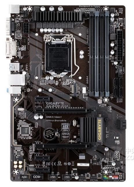 gigabyte/技嘉b250-d3a 大板b2501151主板ddr4 b250-hd3 hd3p