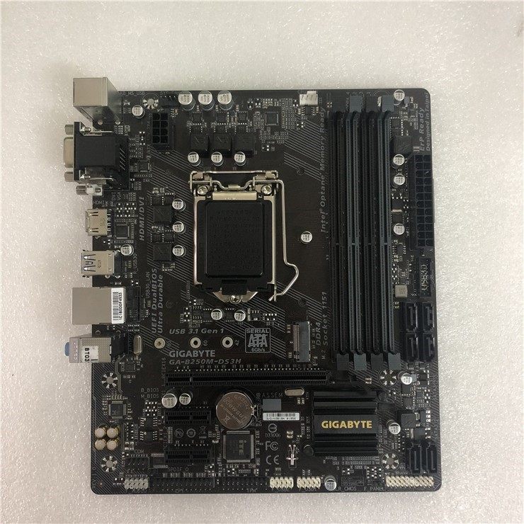 gigabyte/技嘉 b250m-ds3h ddr4主板 1151针4内存槽 m.2 支持7700