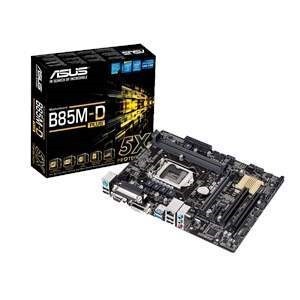 机Asus PLUSB85M 华硕 PLUS1150主板办公DDR3双PCI B85M 台式