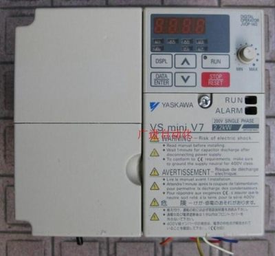 CIMR-V7AAB2P2 220V 2.2KW 安川变频器 二手原装 包好 有保修