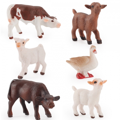 跨境儿童科教仿真农场动物模型静