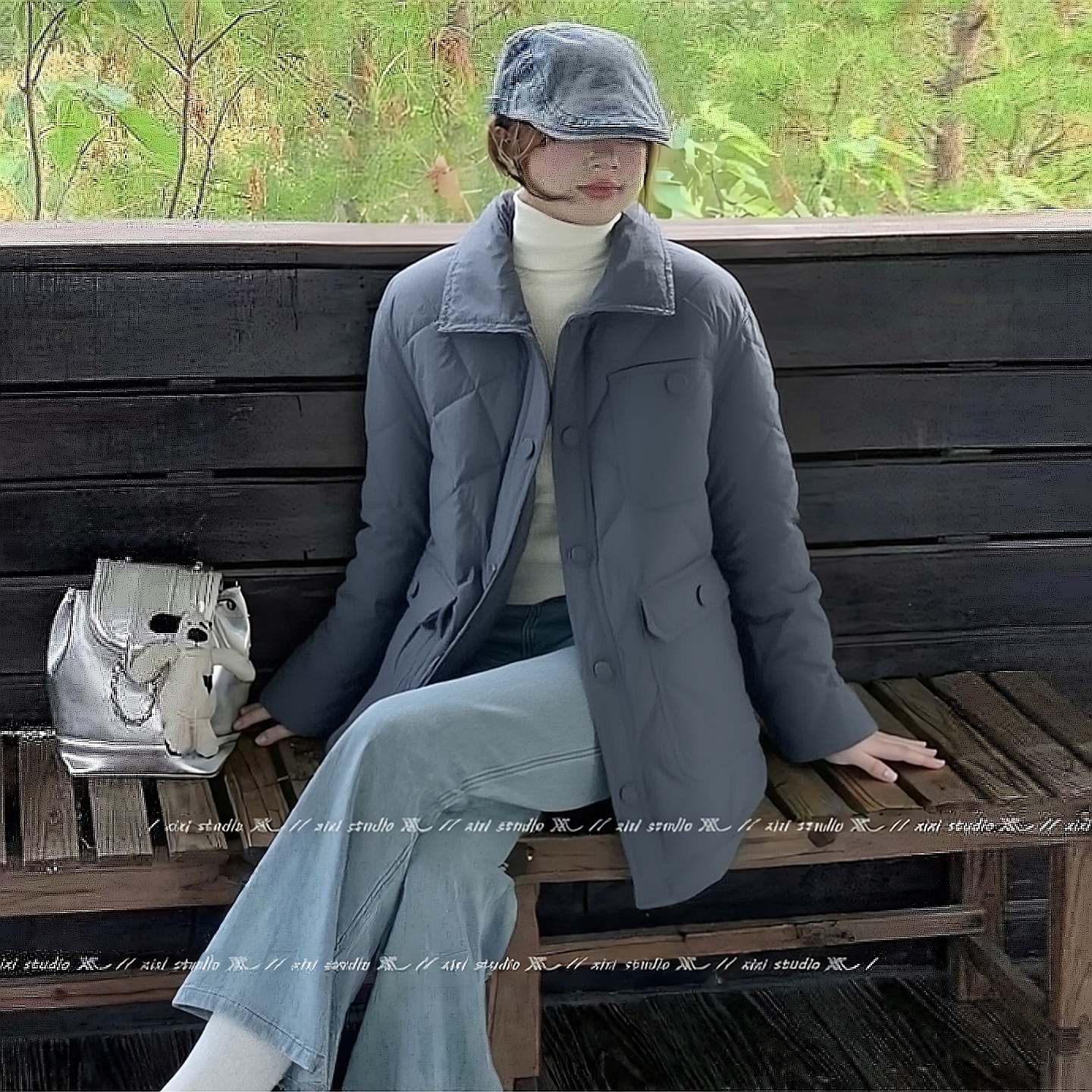 2025冬F0系列1 衣佳人折扣女装 娃娃领 个性口袋 保暖羽绒服116