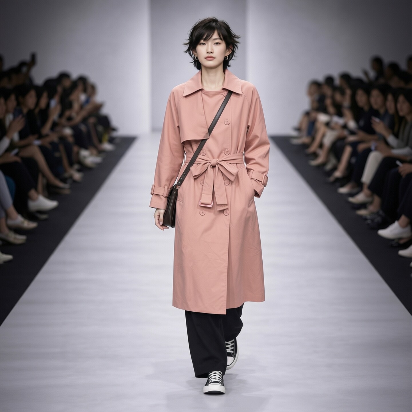 2026秋堤D系列1 衣佳人折扣女装 双排扣 粉嫩 减龄风衣外套 18