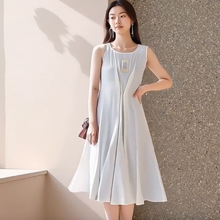 连衣裙 2025秋凡系列1 无袖 气质圆领 2659 衣佳人折扣女装