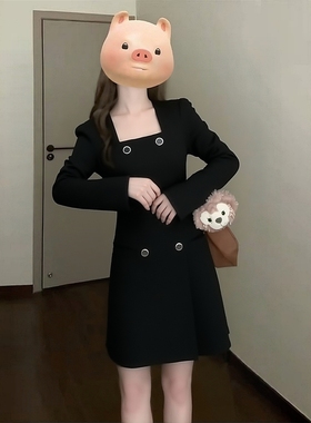 2025冬飘P系列1 衣佳人折扣女装 双排扣 风衣式连衣裙甜美风 2168