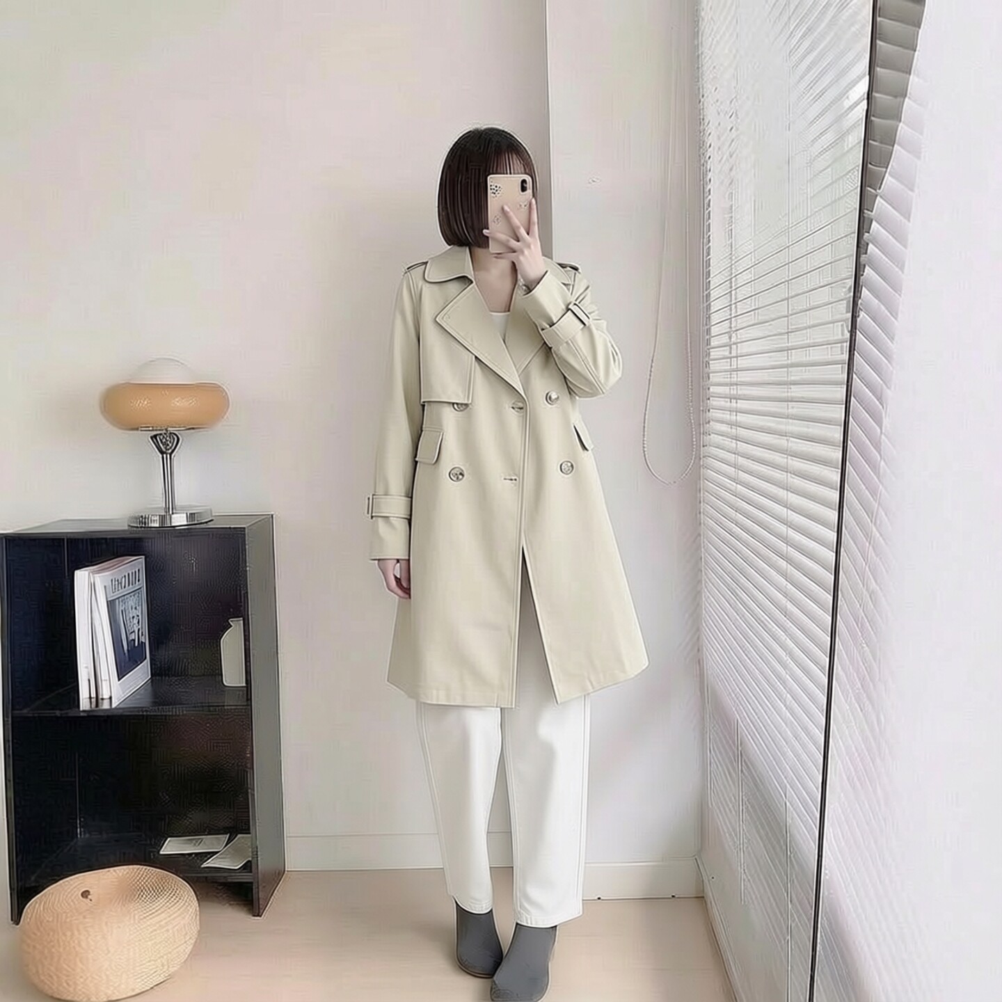 2025冬飘P系列 衣佳人折扣女装 翻领 双排扣 机车风风衣 3462
