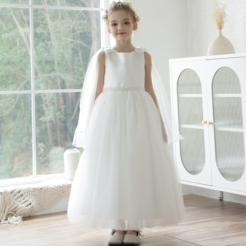 欧美小花童婚纱裙女童钢琴演主持人生日礼服长裙儿童网纱连衣裙,童装/婴儿装/亲子装,儿童礼服,淘宝优惠券,粉丝福利购,淘宝优惠卷