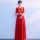 大合唱演出服女长裙气质成人宴会指挥服装 舞台红歌合唱团礼服 修身