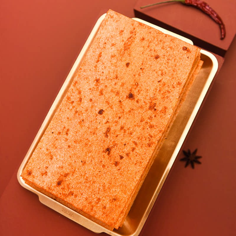 北街佰福 方块大辣片少油辣条儿时经典零食麻辣82克/包