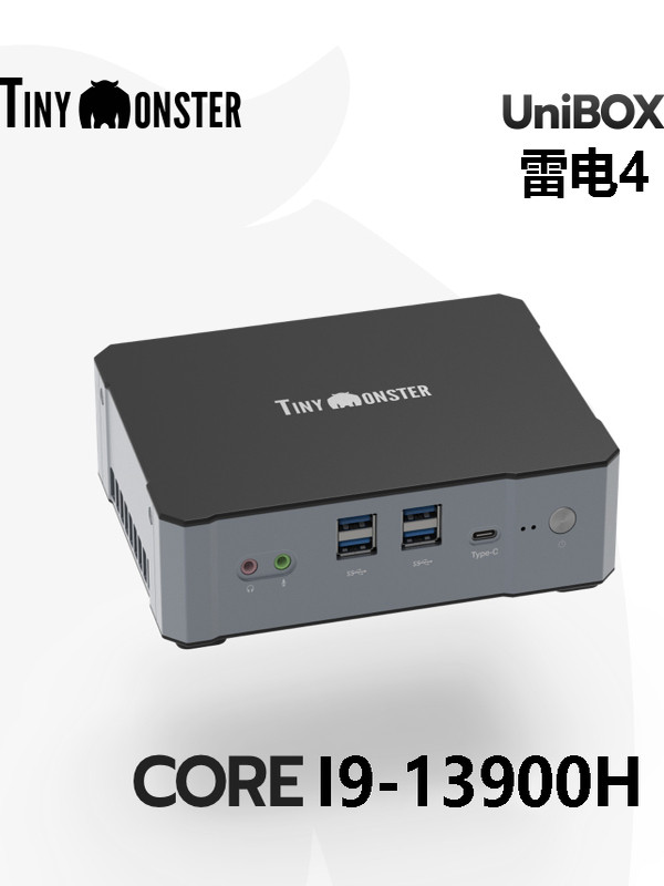 13th generation i9-13900H Thunderbolt 4 Mini Host i7 Dual Ethernet Ports 2.5G Office Gaming Mini PC