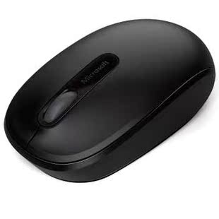 微软Microsoft 无线便携1850 光电鼠标 暗夜奢华黑
