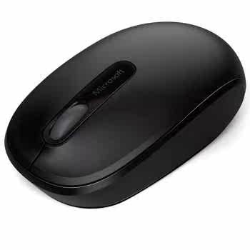 微软Microsoft 无线便携1850 光电鼠标 暗夜奢华黑
