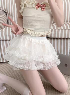 安裤女夏防走光可外穿jk蓬蓬裙狗短可爱打底裤Lolita南瓜裤裙撑