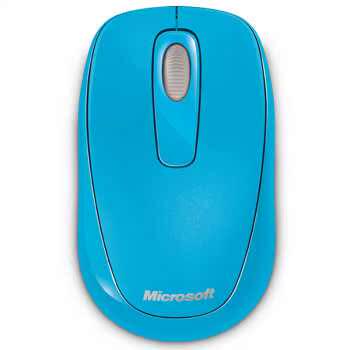 微软Microsoft 无线便携1000 光电鼠标 天青蓝