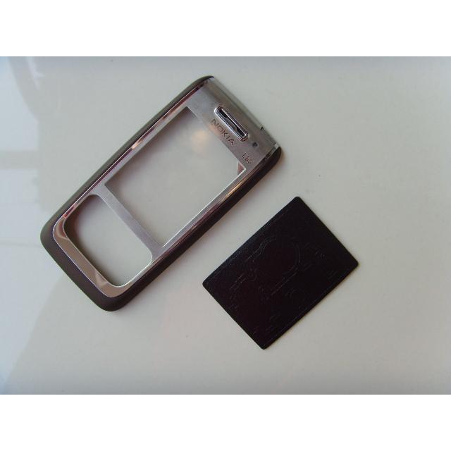 原装诺基亚手机外壳 NOKIA E65前壳 面板 含镜面 棕色