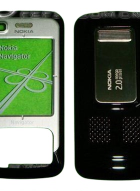 原装诺基亚NOKIA 6110n手机外壳 含前壳 镜面 后盖 双摄像头 黑色