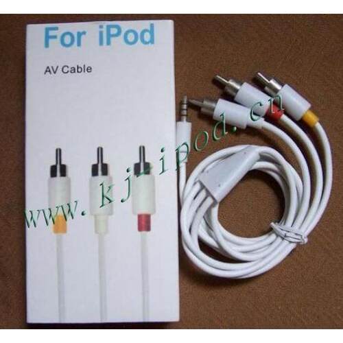 适用苹果APPLE iPod video MP4 AV线 视频线 视频小帮手
