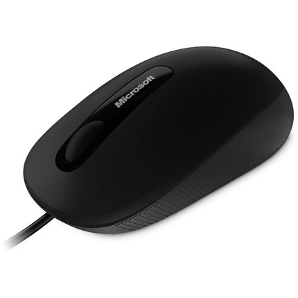 微软Microsoft 舒适蓝影3000 有线 光电鼠标 黑色