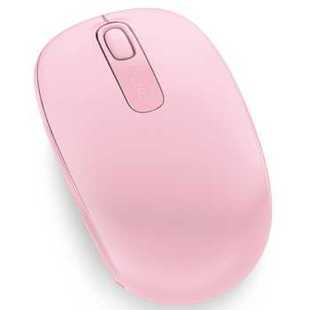 微软Microsoft 无线便携1850 光电鼠标 樱花粉