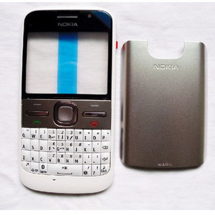 原装诺基亚nokia e5手机外壳 含前壳 镜面 键盘 后盖 白色