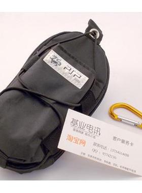 适用索尼PSP1000 PSP-2000游戏机运动包 保护套 带彩扣 黑灰色